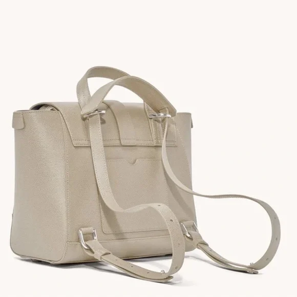 NWT Senreve Midi Maestra in Pebbled Sand Silver - Picture 3 of 8